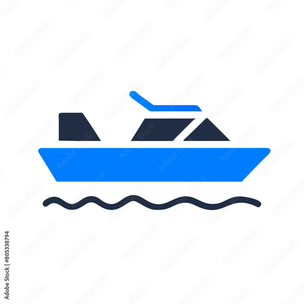 speed boat icon vector art illustration, solid white background (4) speed boat icon vector art illustration, solid white background (4)