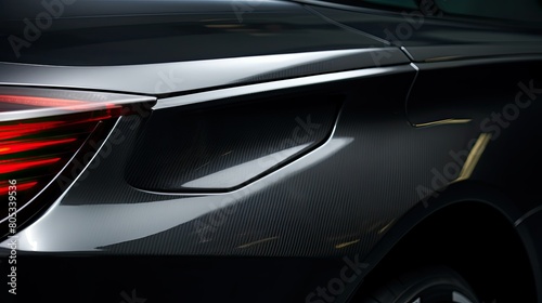 pspoiler carbon fiber car part © vectorwin