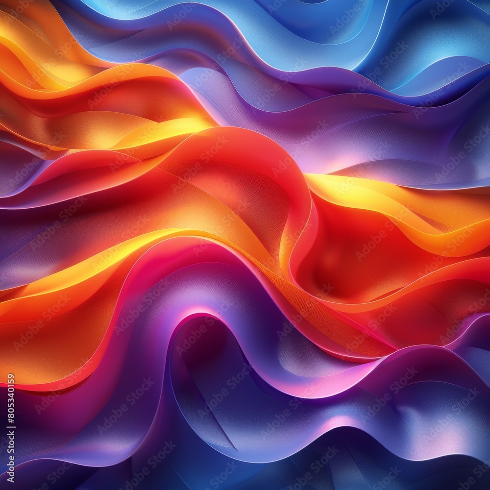 Obraz premium abstract multicolored fractal pattern. computer generated graphics.