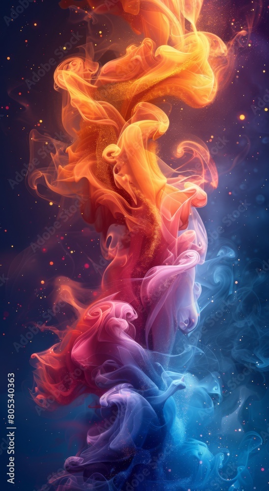 abstract multicolored fractal pattern. computer generated graphics. abstract multicolored fractal pattern. computer generated graphics.