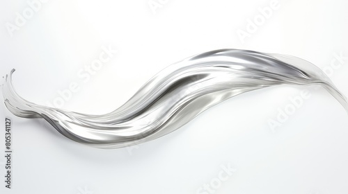 wall silver paint stroke © vectorwin