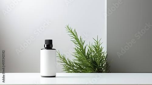 organic essential oil bottle