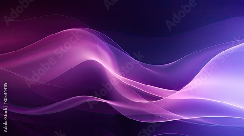 Wallpaper Mural shapes purple digital background Torontodigital.ca