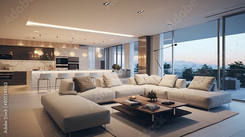 walls modern living room interior © vectorwin