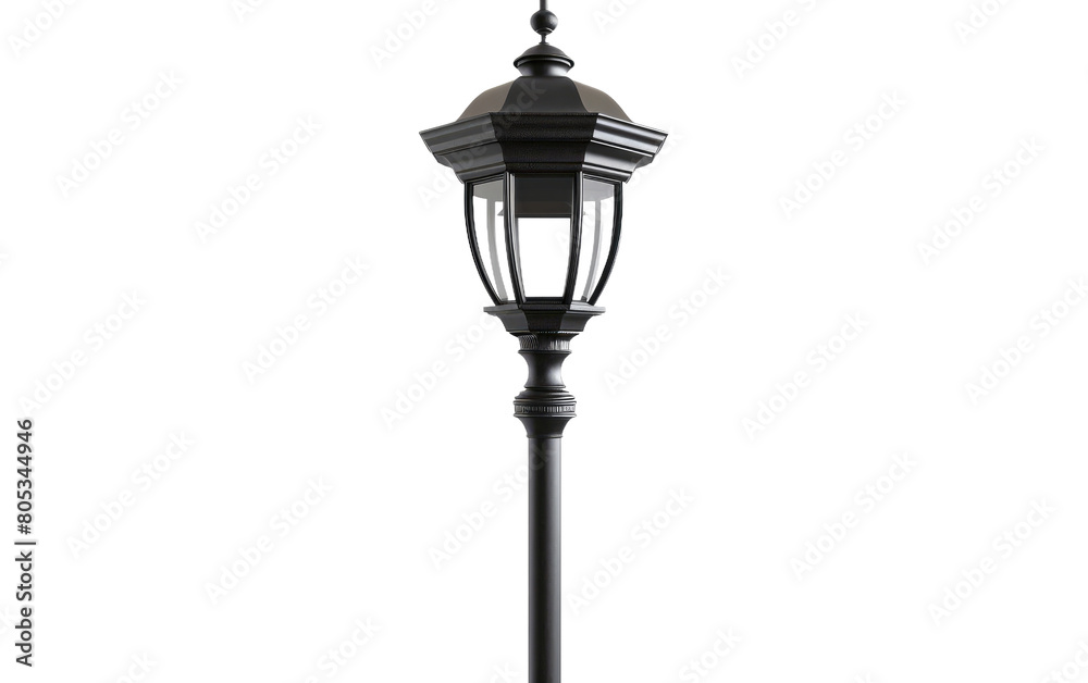 Downtown Lantern isolated on Transparent background.