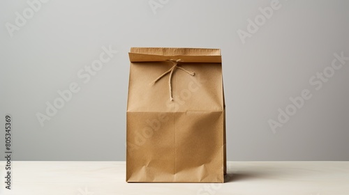 paper brown bag background photo