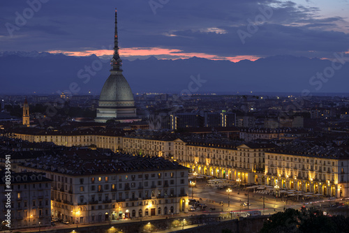 Torino panoramica notturna