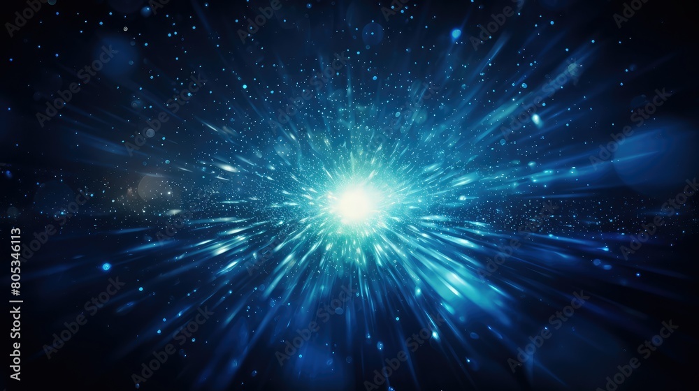 Fototapeta premium close blue stars background