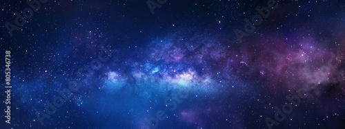 amazing blue and purple galaxy background with stars, space background, stars in the sky, stars, stars on black background, stars on dark blue background, galaxy background. photo