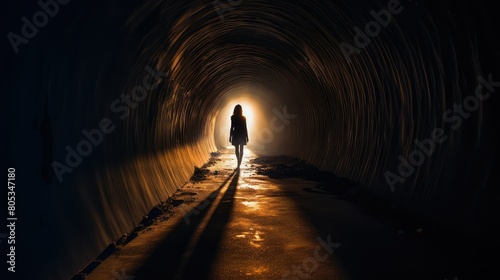 journey light at the end of a tunnel