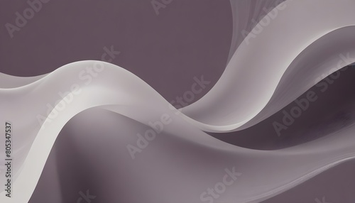 Serenade of Silence Background: Abstract White Wave Serenity