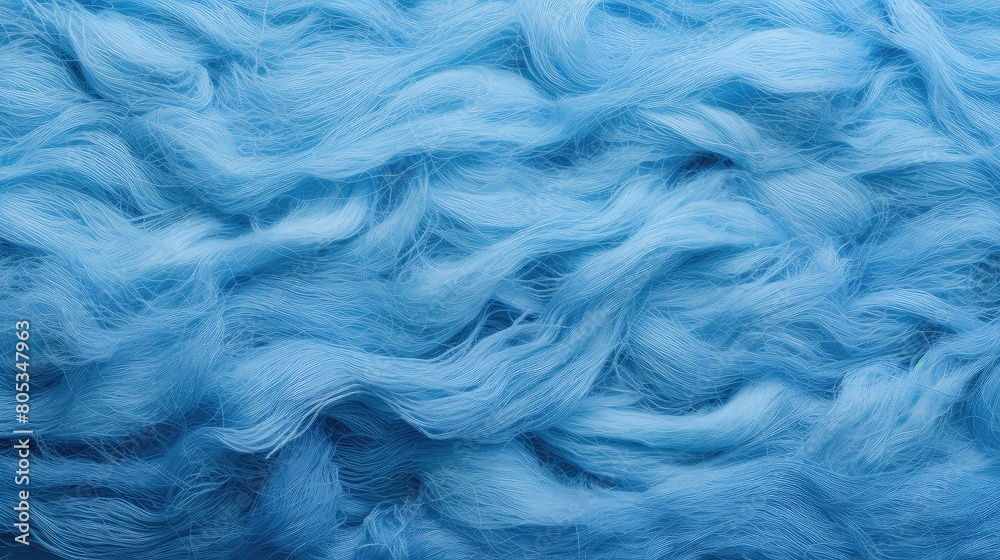 Fototapeta premium contrasting blue yarn texture
