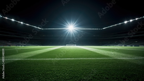 game football lights photo