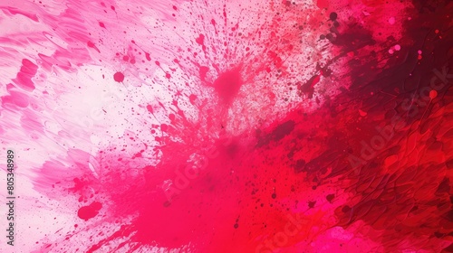 splatters red and pink spray paint background photo