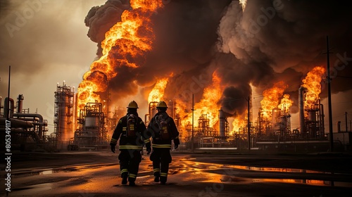 heat oil refinery explosion