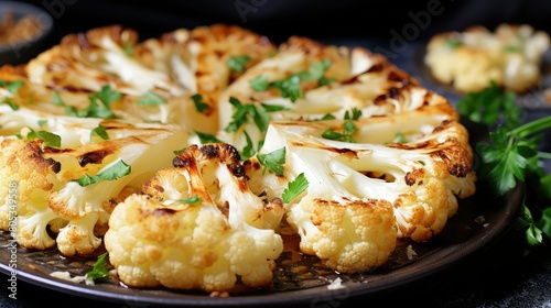 florets baked cauliflower white In the second photo
