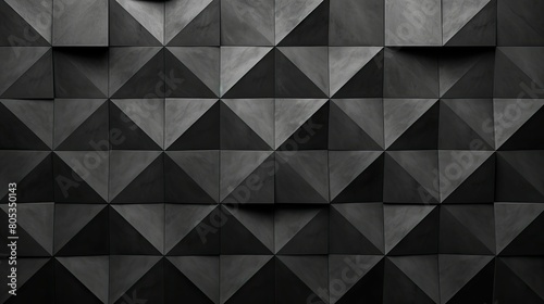 geometric black and gray digital texture