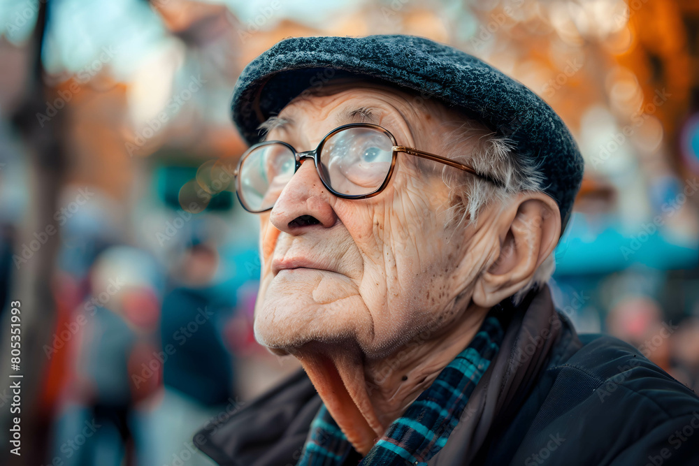 The economic implications of an aging society with visuals of retirement planning and financial management, the problem of the elderly is increasing The economic implications of an aging society with visuals of retirement planning and financial management, the problem of the elderly is increasing