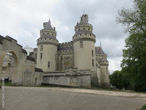 Château de Pierrefonds, Oise, Fôret de Compiègne, Hauts-de-France, France, Viollet le Duc