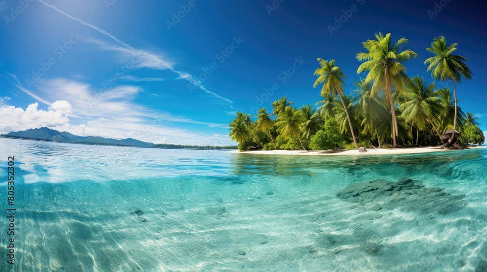 Fototapeta premium glistening sunny outdoors