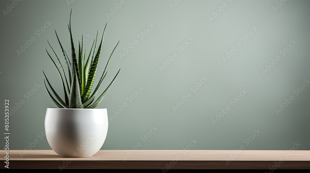 modern aloe on table modern aloe on table