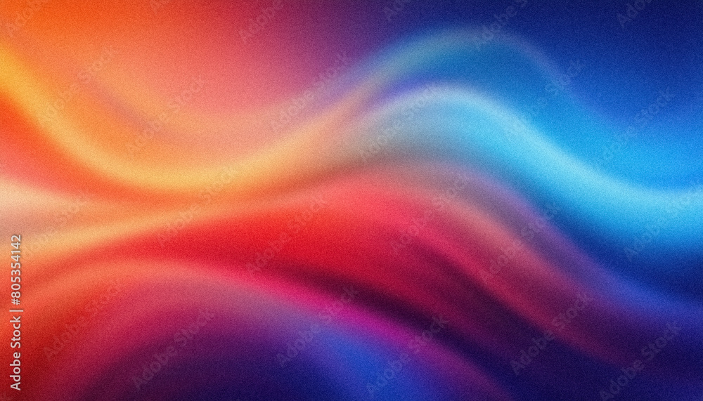 Abstract grainy color swirls background