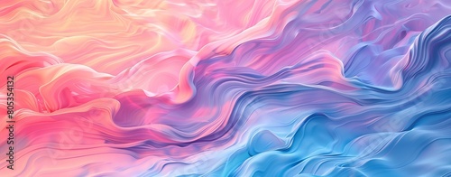 Vivid pink and blue wavy background resembling fluid art, symbolizing diversity and dynamism