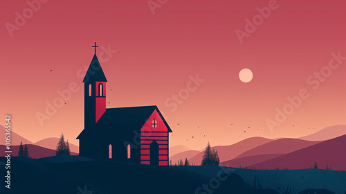 Church Illustration © Juli Soho