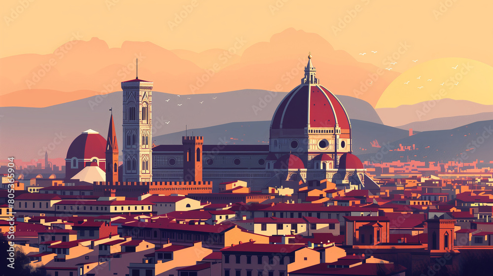 Fototapeta premium Florence (Firenze), Italy