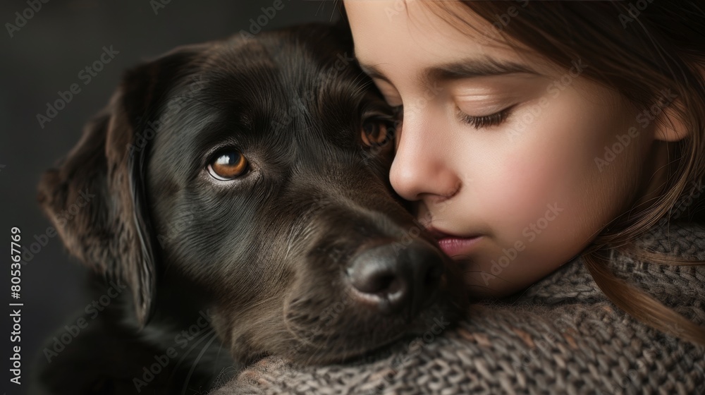 Craft an emotive dog portrait through the artistry of photography Craft an emotive dog portrait through the artistry of photography