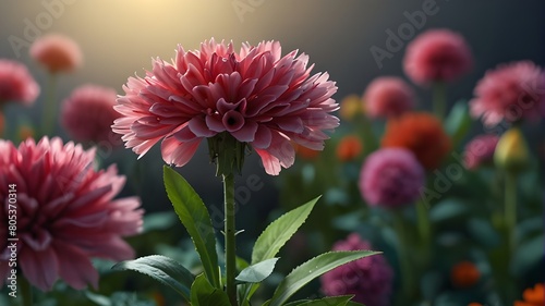 pink dahlia flower