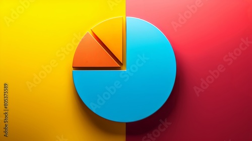 Free Download Clean design of a pie chart comparing different sectors contributions to GDP on a minimalist layout - GFXLoad