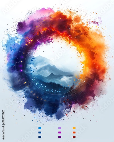 Minimalist scatter plot displaying correlation between exercise frequency and health outcomes on a clean background