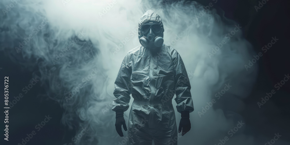 Pest controller man in a jumpsuit uniform at work. A man treats with an insect pesticide sprayer. Agrochemical Service. Pest controller man in a jumpsuit uniform at work. A man treats with an insect pesticide sprayer. Agrochemical Service.