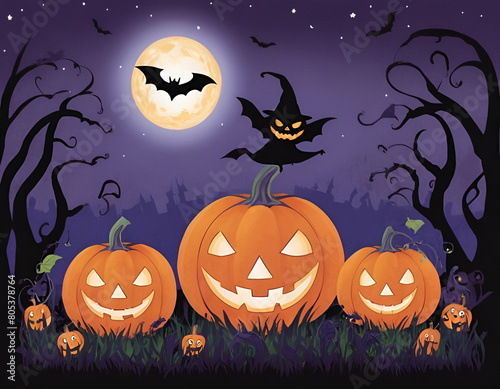 halloween pumpkin background