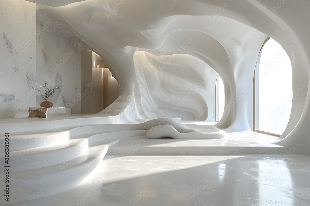 Captivating Architectural Odyssey:Seamless of Ethereal Spatial Contours