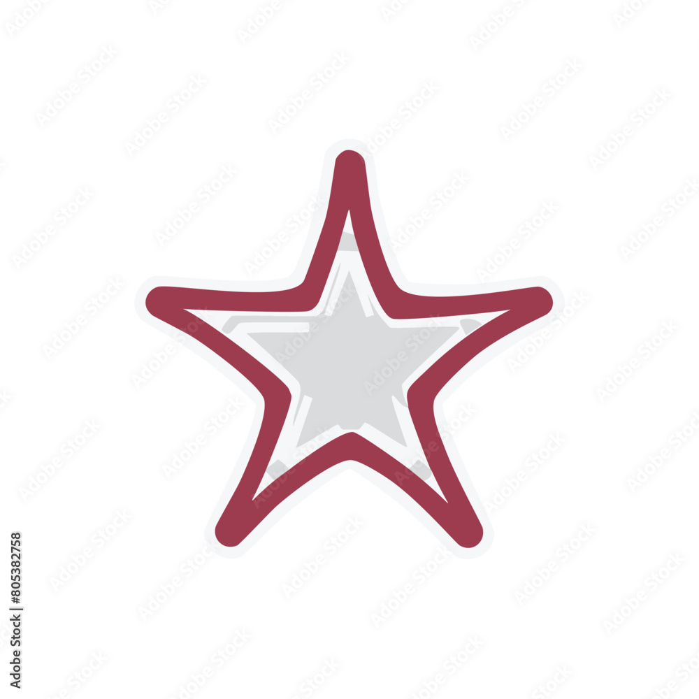 Illustration of star Illustration of star