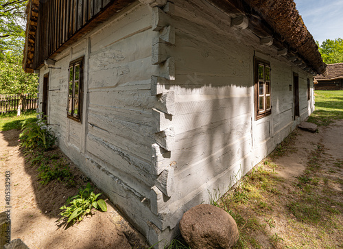 traditional polish village house