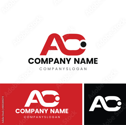 AO initial logo design 