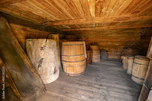 old wooden barrel © Aleksandr