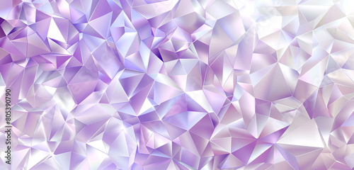 abstract polygonal design of violet and pearl white, ideal for an elegant abstract background