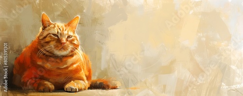Cozy and Chubby Orange Tabb...
