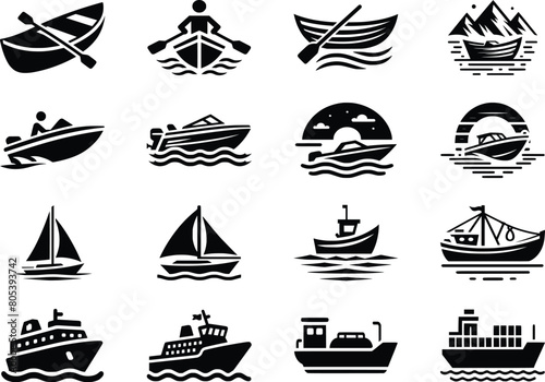 Boats and ships icon