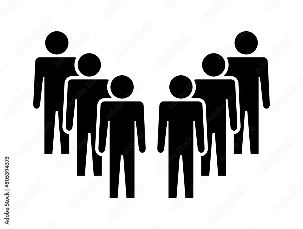 Symbol, ikona ludzi. Plik wektorowy. Symbol, ikona ludzi. Plik wektorowy.