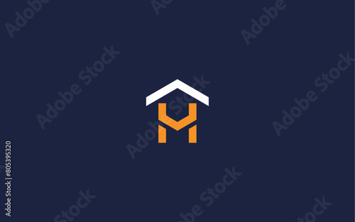 letter h with house logo icon design vector design template inspiration