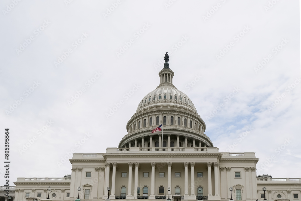 The Landmark of The United States Congress building at DC,USA