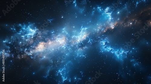 A galaxy of Blue Sky  high resolution DSLR