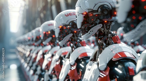 cinematic ai robot workforce wallpaper