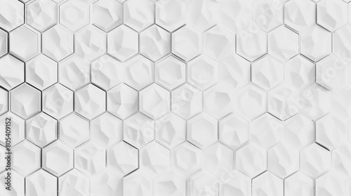 hexagon concept design abstract technology white background. future modern white and grey hexagon background. 