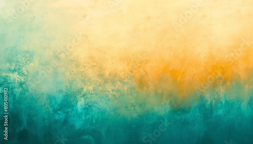 soft pastel gradient of turquoise and saffron, ideal for an elegant abstract background photo